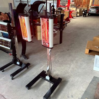 ĐÈN SẤY SƠN BẰNG TIA HỒNG NGOẠI - SÓNG NGẮN 2 BÓNG F2C